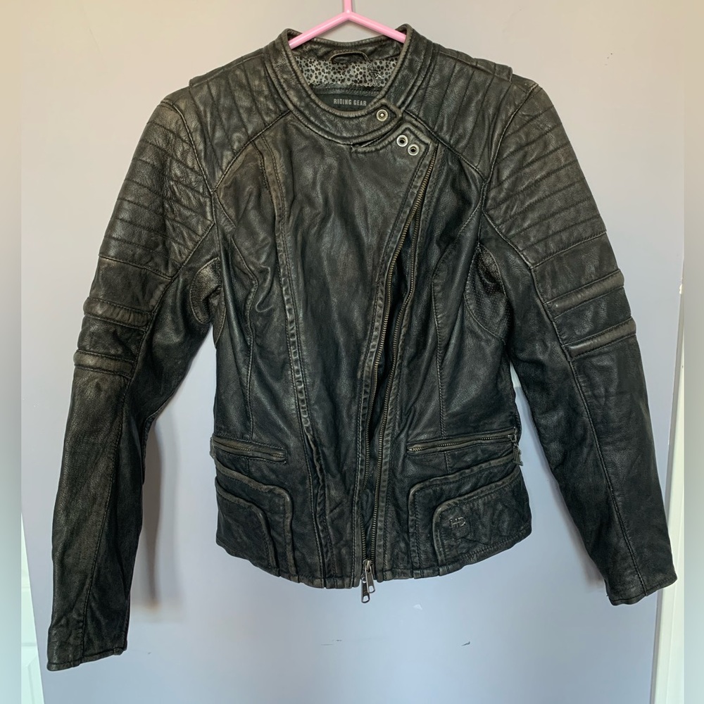 Leather Harley Davidson Riding Jacket